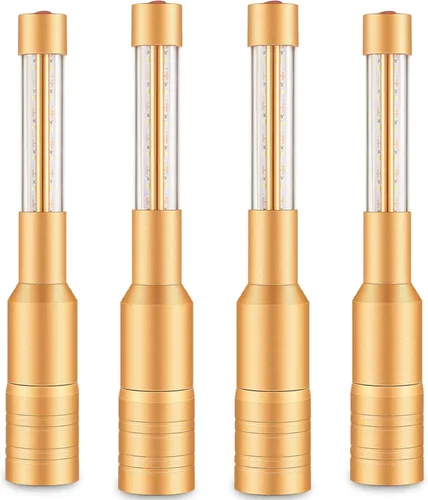 Vista 8 de Lewtemi 4 piezas de luces de botella para niña, luces estroboscópicas de servicio de botella de batón, recargables, champán, bengalas de mano