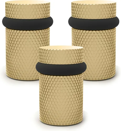 Vista 16 de Mega Handles Tope de Puerta de Piso, Tope Negro de Instalación Rápida Protector de Pared, Protectores de Pared contra Pomos de Puerta, Tope