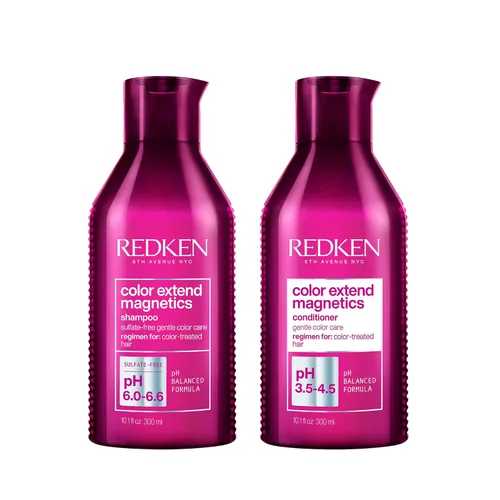 Redken Color Extend Magnetics Shampoo & Conditioner For Color-Treated Hair - Gently Cleanses & Protects Color With Amino Acid