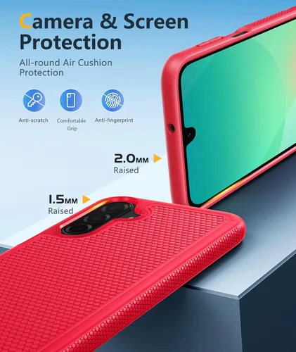 Vista 118 de FNTCASE Funda para Moto G 5G 2023/G Power 5G 2023: doble capa Negro