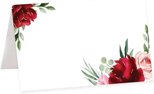 Vista 79 de Andaz Press Tarjetas de mesa de otoño y otoño con hojas de arce para mesas de fiesta de boda, tarjetas de lugar con nombre de asientos, puntuadas