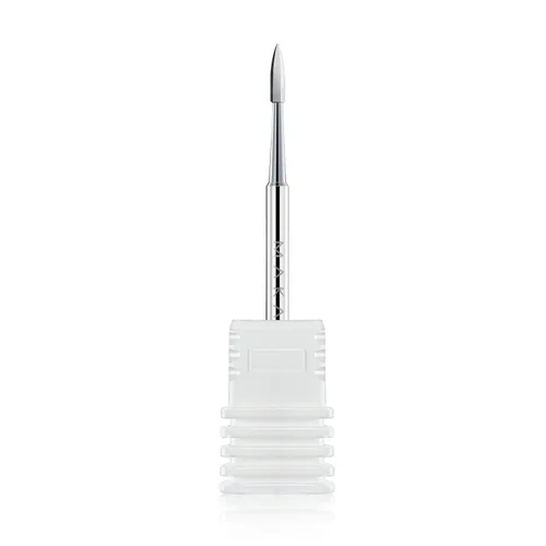 Makartt Broca de carburo de tungsteno para cutícula de llama, vástago de 3/32 pulgadas para máquina de taladro de uñas, broca de forma profesional