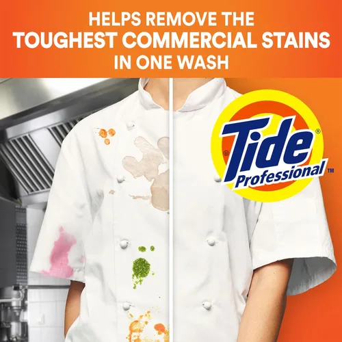 Vista 2 de P&G Professional Tide Powder - Detergente para ropa, aroma original, de un solo uso, 1.4 onzas (caja de 156)