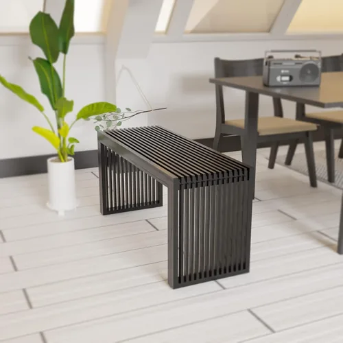 Vista 6 de APRTAT Banco de Comedor de Bambú, Banco de Mesa de Cocina Interior de 35 Pulgadas Decoración de Granja, Banco Zapatero de Entrada, Banco Exterior