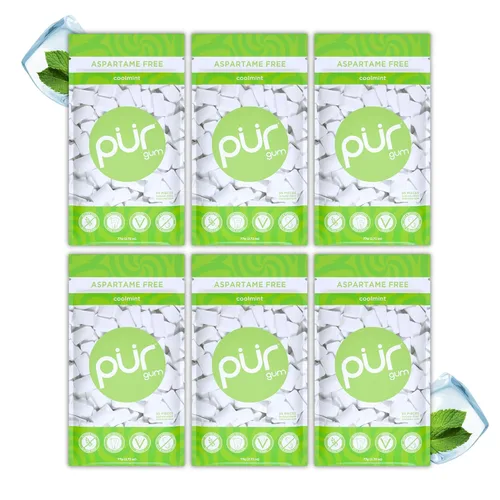 Vista 35 de PUR Gum Chicle sin Aspartamo 100% Xilitol Chicle con sabor natural a canela, 55 piezas (paquete de 1)