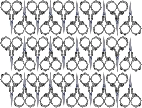 Vista 21 de JubileeYarn - Tijeras de bordado de estilo antiguo, color cobre, 1 par