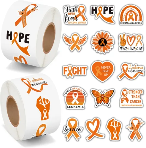 Vista 16 de BeYumi Calcomanías de rollo de conciencia sobre el autismo, 1000 piezas de rompecabezas, calcomanías de cinta en 2 rollos, vinilo impermeable