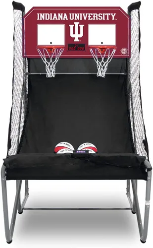 Vista 29 de Pop-A-Shot - Home Dual Shot with NCAA Graphics l Sensor Scoring l 16 Game Modes l 7 Balls l Foldable Storage l for All NCAA Fans