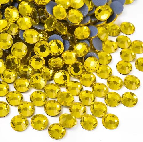 Vista 14 de Hot Fix - Diamantes de imitación de cristal con parte trasera plana, gemas de diamante de 0.189 in (20 ss, 1440 unidades, rojo)