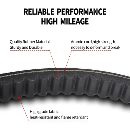 Vista 5 de Correa de transmisión Serie 30 Go Kart convertidor de par de repuesto compatible con Manco 5959 / Comet 203589 (paquete de 1)