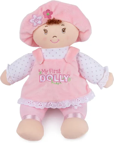 Vista 10 de GUND Baby My First Dolly, Plush Doll for Babies and Toddlers, Pink/White, 13