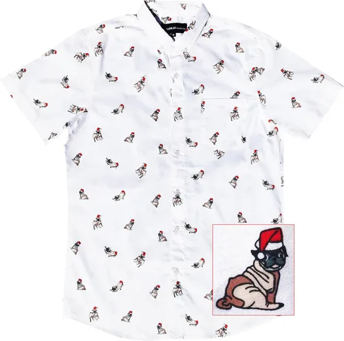 Vista 31 de Molokai Surf - Camisas hawaianas de manga corta con botones y corte ajustado