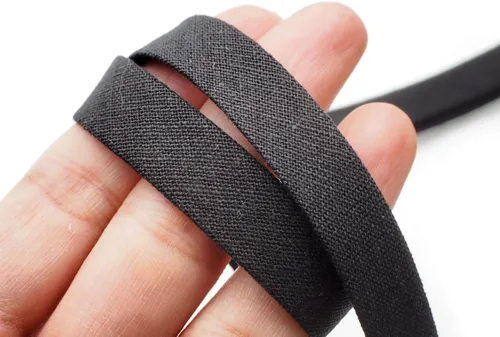 CRAFTMEMORE Cinta al bies de doble pliegue de 1/2 pulgada, de lino y algodón, hecha en Japón, cinta de encuadernación para costura, dobladillo,