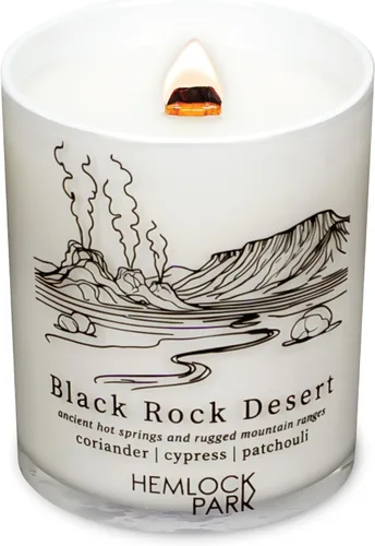 Vista 12 de Hemlock Park Travel Inspired Passport - Vela con mecha de madera agrietada hecha a mano con cera de coco natural a base de plantas