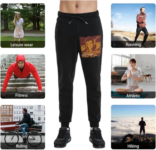 Vista 6 de Soda Stereo Obras Cumbres Long Pants Boys Casual Workout Sweatpants Drawstring Waist Jogger Sweatpant