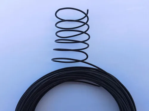 Vista 4 de Alambre de aluminio anodizado calibre 15 de 49 pies para hacer joyas y manualidades (0.059 in, negro, 41510)