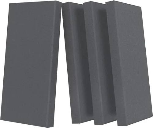 Vista 10 de UMIACOUSTICS 4 paneles acústicos con soporte para colgar, paneles de fibra de vidrio de 2 pulgadas de grosor, a prueba de sonido, extraíbles