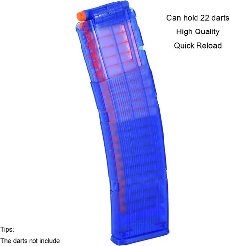 Vista 2 de pinzas para cartuchos de carga rápida, 4 unidades, 12 dardos para Nerf n-Strike Elite Blaster (naranja)