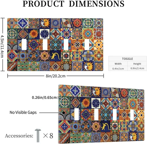 Vista 112 de Cubiertas de salida de impresión de líneas doradas de granito de mármol marrón, 1 palanca y 1 combinación basculante, placa decorativa de pared
