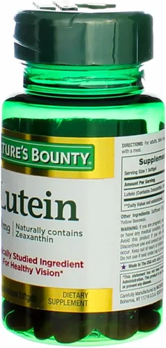 Vista 5 de Nature's Bounty Luteína- 20 mg - 40 cápsulas blandas