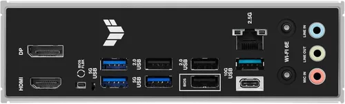 Vista 8 de ASUS TUF GAMING B650E-E WIFI AMD AM5 B650 ATX placa base, 8+2+1 etapas de 80A DrMOS, DDR5, lista para PCIe 5.0, 3x M.2, Wi-Fi 6E, LAN de 2.5 Gb