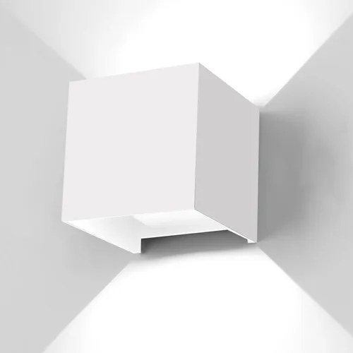 Vista 22 de 2 piezas de luces de pared G9 para exterior/interior, apliques de pared con luces hacia arriba y abajo, IP65 impermeables, iluminación moderna