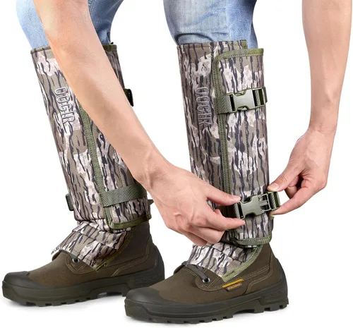 Vista 6 de QOGIR Polainas de serpiente para cazar: protectores de serpiente duraderos, polainas de polaina de serpiente para hombres y mujeres, protección