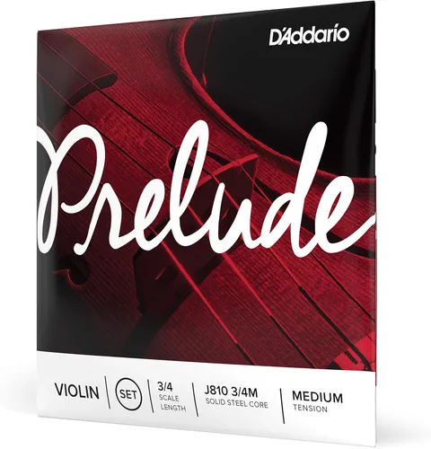 D'Addario - Conjunto de cuerdas Prelude para violín, partes y accesorios para instrumentos musicales