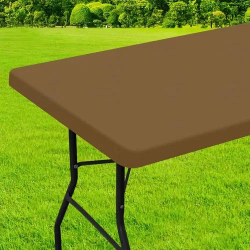 Vista 34 de homing Mantel cuadrado ajustable de poliéster impermeable, protector de mesa lavable para picnic, campamento, al aire libre (negro, 34 x 34 pulgadas)