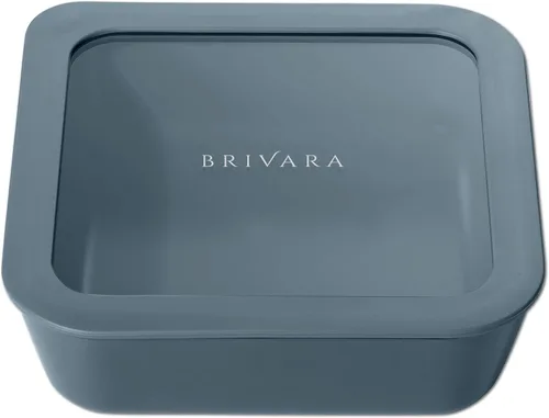 Vista 34 de Recipiente de almacenamiento de alimentos de vidrio recubierto de cerámica Sin PTFE, PFOA, PFAS y BPA Recipiente reutilizable no tóxico