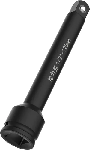 Vista 16 de Barra de extensión de impacto de 1 pulgada con pasador de bloqueo de 10 pulgadas, extensión de enchufe de impacto, acero CR-MO