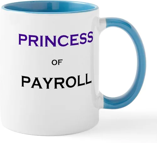 Vista 20 de CafePress Coffee Then Payroll Mugs - Taza de café de cerámica (11 oz)