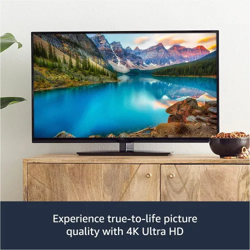 Vista 5 de Dispositivo de streaming Fire TV Stick 4K seminuevo con la versión más reciente del Control remoto por voz Alexa (controla la televisión), Dolby