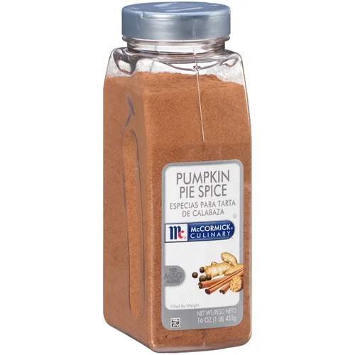 McCormick Culinary Especias para Pastel de Calabaza, 16 onzas - Un Envase de 16 Onzas de Polvo de Especias de Calabaza, Perfecto para Camotes,