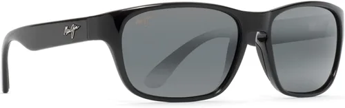 Vista 2 de Maui Jim Lentes de sol rectangulares polarizados de placa mixta para hombre y mujer