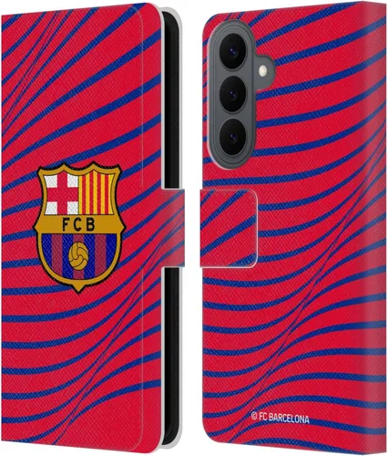 Vista 170 de Head Case Designs Funda de piel con licencia oficial del FC Barcelona Barca Crest Graphics para Samsung Galaxy A06 4G