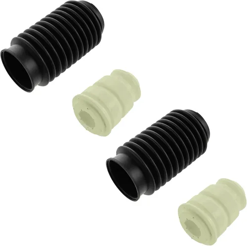 Vista 4 de TRQ Juego de 2 pares de fuelle de bota de puntal con tope de parachoques para camioneta BMW Audi Mazda