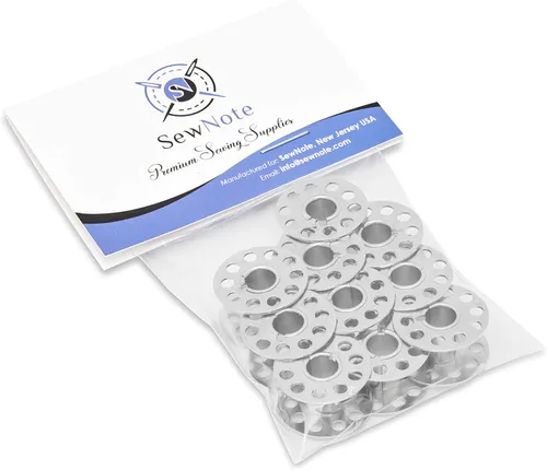 SewNote Paquete de 10 bobinas de metal clase 15 hechas para adaptarse a máquinas de coser Singer Kenmore Brother Janome