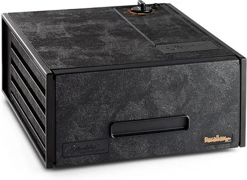 Vista 7 de Excalibur 2400 deshidratador de alimentos con 4 charolas, económico, color negro.