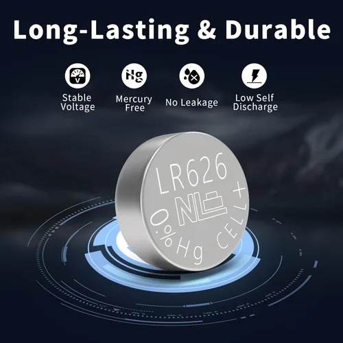Vista 6 de PKCELL 10 unids LR626 Batería 377 SR626sw Reloj Batería 1.5Volt Alcalinas AG4 Pilas de Botón