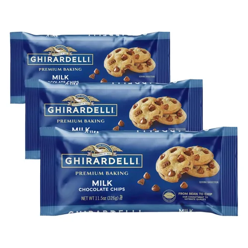 Vista 24 de Chips con 60% de chocolate semiamargo Ghirardelli, 10 onzas