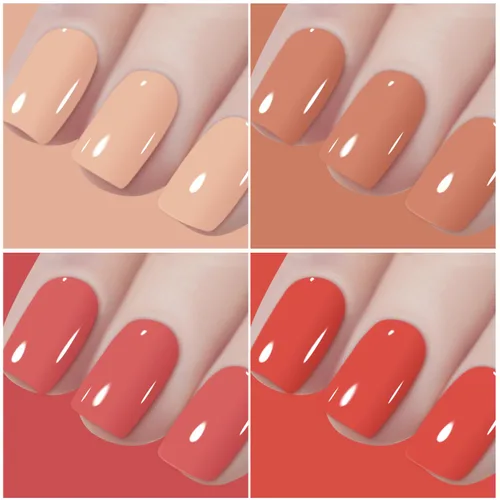 Vista 5 de Vishine Juego de esmaltes de uñas de gel de 48 colores, esmalte de uñas popular de otoño e invierno con capa base superior, kit de manicura