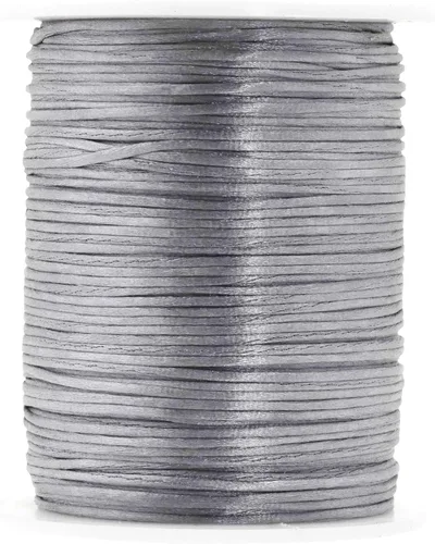 Vista 92 de Mandala Crafts Cordón de nailon satinado de 1/64 pulgadas (0.024 in), 100 yardas para pulseras, collares, joyas y adornos de macramé