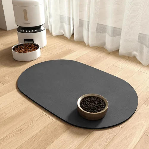 Vista 13 de Tapete absorbente de agua para perros para comida y tazón, tapete de alimentación de mascotas de secado rápido, sin manchas, accesorios