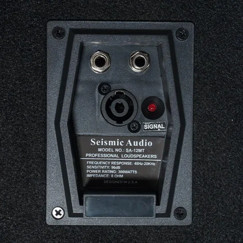 Vista 5 de Seismic Audio - SA-12MT - Monitores Pro Audio PA/DJ de 12" - 200 vatios RMS