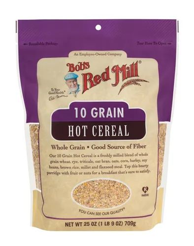 Vista 4 de Bob's Red Mill Cereales calientes de 10 granos, 25 onzas, paquete de 4