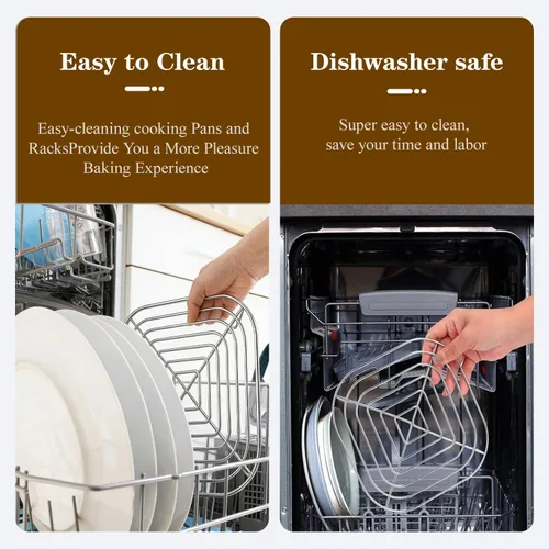 Vista 6 de Rejilla para freidora de aire Ninja Crispi para 4QT Ninja Crispi, piezas de repuesto para freidora de aire, acero inoxidable de grado alimenticio