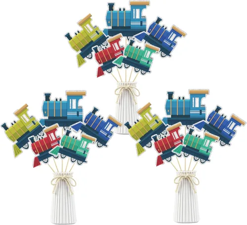 Vista 23 de Palos de centro de mesa para fiesta temática de Escocia, adornos de mesa para cumpleaños, decoración para suministros de fiesta de fin