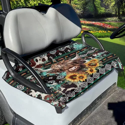 Vista 29 de Fundas universales para asiento de carrito de golf, suaves y cómodas, protección para todo tipo de clima, funda para carrito de golf para 2