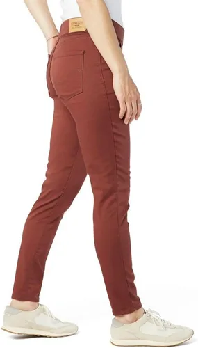 Vista 3 de Signature by Levi Strauss & Co. Gold - Pantalones de mezclilla ajustados, totalmente moldeadores, con cierre de cremallera, para mujer